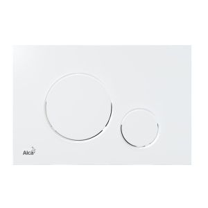 Alc.Tlačítko THIN Biele M670