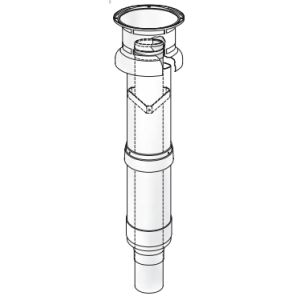 ODK.A5021003 Komin 80, priem.125mm Fe