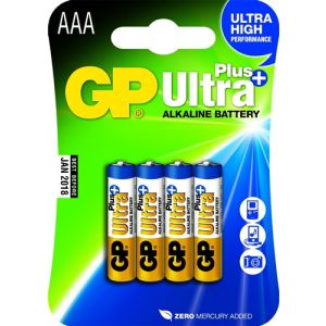 EMOS Bateria GP Ultra plus - AAA- LR03 BL.+150% alkaline 4ks
