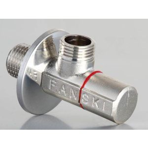 Roh.vent.FANSKI 1/2"x3/8" s filt.a ker.vrš. AP011-T červený Neleštený chrom