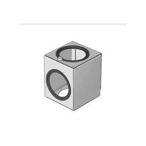 Geminox biaxiálny adaptér 2xDN80 (kocka)