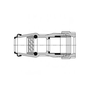 Hawle prechodka ISO PE-ocel  32-3/4" tvárna liatina