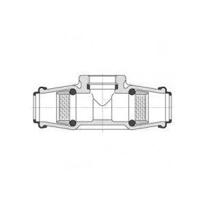 Hawle T kus  ISO 63-2"-63 ZD