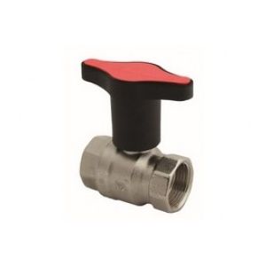 HERZ Vent.guľ.MOD.DN20 - 5/4" FF červený