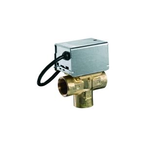 Honeywell trojc.zónový .ventil VC 1"+pohon (spät.pružina)