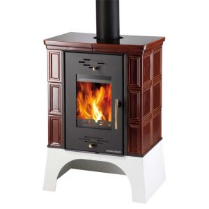 HAAS+SOHN Krb.kachle EBOLI AL II 12,2kW s vym.+dochl.hnedá