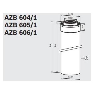 Junkers Bosch AZB 604/1 predlženie 0,5m PP