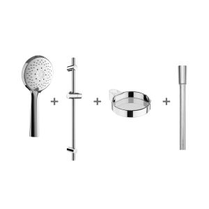 JIKA-CUBITO Sprch.set (hadic+tyč+sprška 4-poloh.)