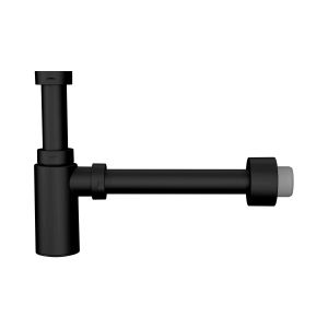 JIKA UMYVADLOVÝ SIFON G5/4" × DN32, ABS, ČERNÁ MATNÁ, MIO STYLE