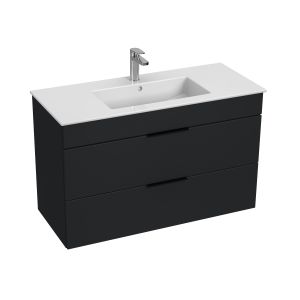 JIKA SKŘÍŇKA S 2 ZÁSUVKAMI VČETNĚ UMYVADLA 100 × 43 CM, CUBE