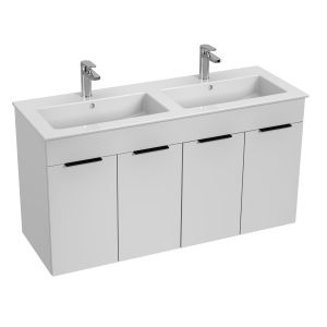 JIKA Cube Skr.+Umyv.120 SO 4 dvirerka biela