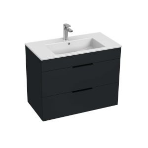 JIKA SKŘÍŇKA S 2 ZÁSUVKAMI VČETNĚ UMYVADLA 80 × 43 CM, CUBE