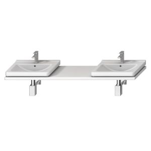 CUBITO ATYPICKA UMYV.DOSKA  S 2X VYREZ  1920 MM BIELA