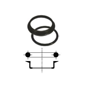 PVCU tesn.prech.liat./pvc160  KG-GA set