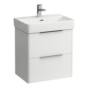 BASE - skrinka pre umývadlo Laufen Pro S 51x53,1x35,8 cm, 2 zásuvky, biela lesk