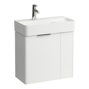 BASE - skrinka pre umývadlo VAL 60 57x53,1x43,8 cm, dvierka , biela MAT