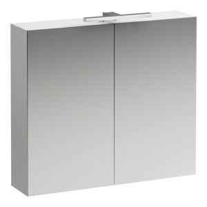 LAUFEN BASE ZRK SKR. 80cm S OSVETL + ZASUV. BIELA MAT