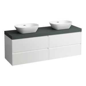 LAUFEN LANI MODUL SKR. S DOSKOU 157X49,5 SEDA TRAFF./BIELA MAT