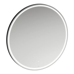LAUFEN BASE 2.0 ZRKADLO S LED OSV. KRUH 100CM CIERNY RAM