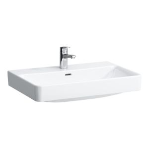 LAUFEN PRO S UMÝVADLO 70X46,5 CM, BRÚSENÁ SPOD. ČASŤ NA DOSKU, BIELA S OTVOROM