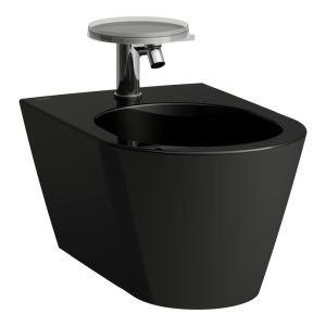 LAUFEN KARTELL ZAVESNY BIDET CIERNY 37X54,5X43