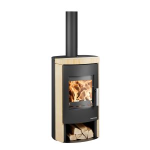 HAAS+SOHN Krb.pec MADEIRA 6,4kW čierna/ Woodstone Prestige