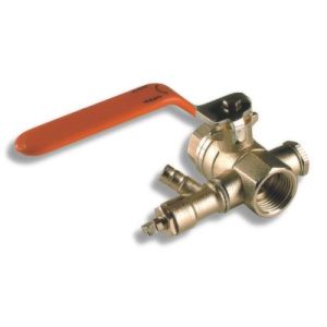 FERRO Vent.guľ.voda,dn25      1"s odvod. PN16