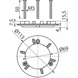 Alca ND KRUZOK SIFONU KOMPLETNY 90 LOW