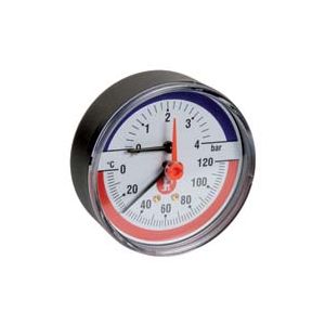 Giaco. R226 Termomano.1/2" 0-120C 0-4bar zad.