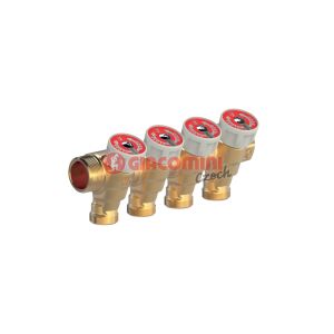 Giaco. R585CSX  Rozd.pre san systémy s ventilmi 1" x 3/4"E  / 2