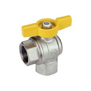 Giaco. R783   Vent.guľ.3/4"FF Plyn rohovy