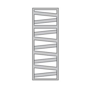 ZEHNDER KAZEANE, 1300X600 MM UMBRA GREY