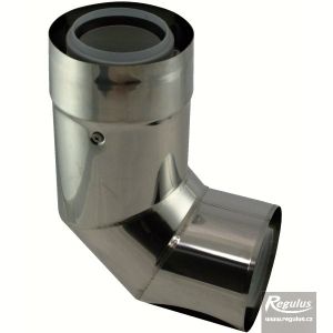 ODK.Koleno pr. 80/125, 45°, PPH-A/Inox APKLB8
