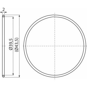 Alc.ND O krúžok pre piletu A392C  S1403
