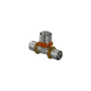 Uponor mosadzný T kus S-Press PLUS MLC 20-25-16