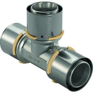 Uponor mosadzný T kus S-Press MLC 50-50-50