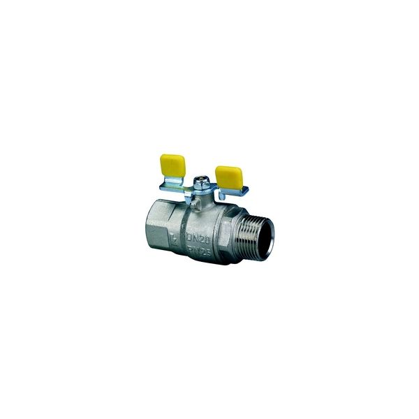 HERZ Vent.guľ.Plyn DN15 - 1/2" PN4 MF M