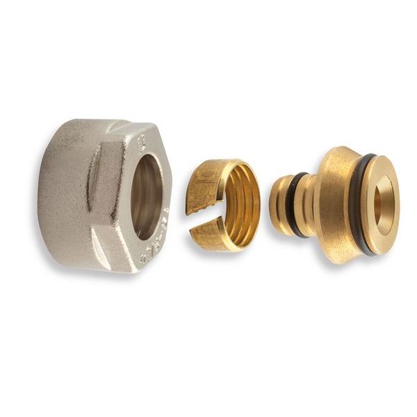 Šrub.3/4" pre trubky Al-Pex 16x2mm 2ks