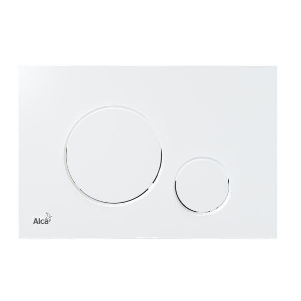 Alc.Tlačítko THIN Biele M670