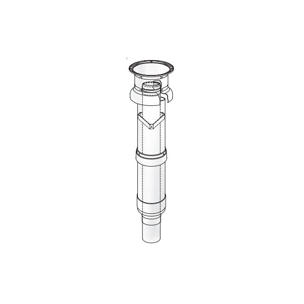ODK.A5021003 Komin 80, priem.125mm Fe