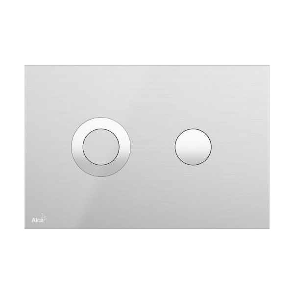 Alc.Tlačitko Flat Inox - Turn Inox