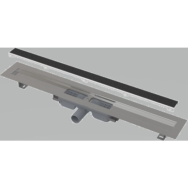 Alc.Podlahový žlab Marble low APZ115-1050 s roštom pre vlož.dlažby