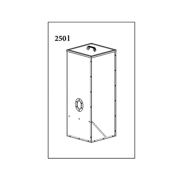 ATMOS sada AZPD 400 R Design nádrž (zás na pel) červená + dopravník DRA25 1,3m