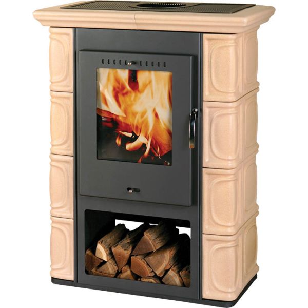 THORMA Krb.kachle BORGHOLM Keramik 7kW capuccino