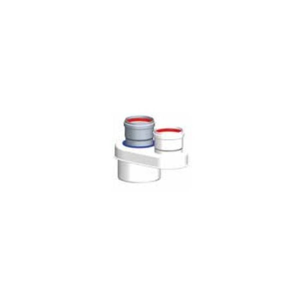 ODK.Cox adapter  80/125 - 2x80  PPs