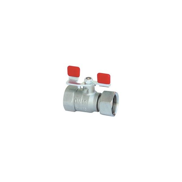 HERZ Vent.guľ.DN20 - 3/4" PN16 vonk.matica 3/4" Motýľ