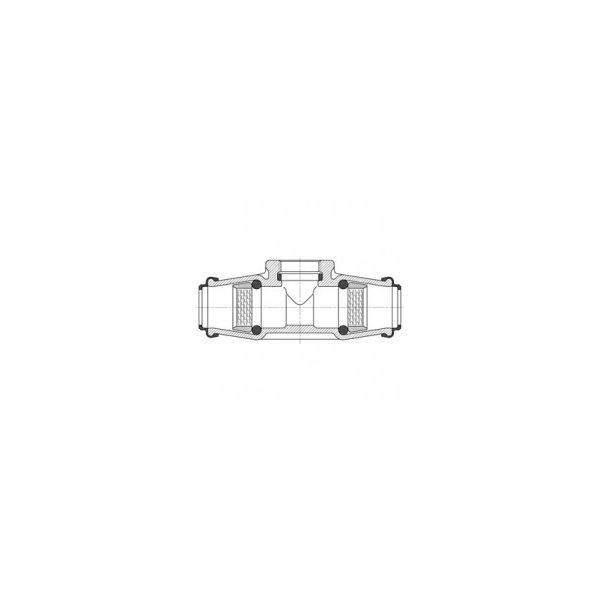 Hawle T kus  ISO 50-6/4"-50 ZD