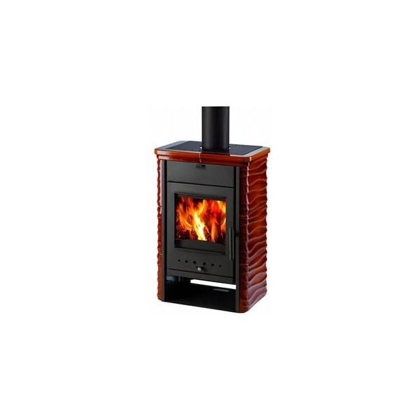 HAAS+SOHN Krb.kachle SARA 6,3kW cierna/medovník