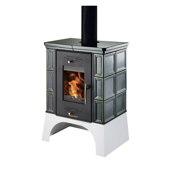 HAAS+SOHN Krb.kachle EBOLI AL II 12,2kW s vym.+dochl.zelená