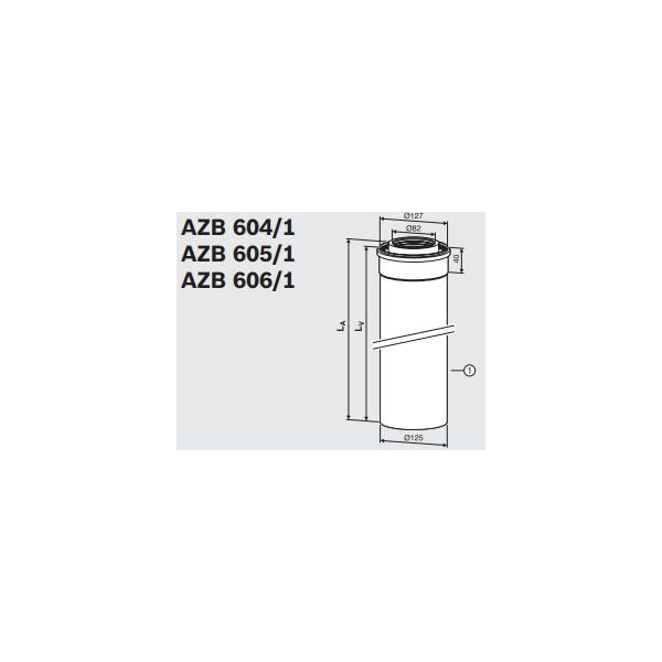 Junkers Bosch AZB 604/1 predlženie 0,5m PP